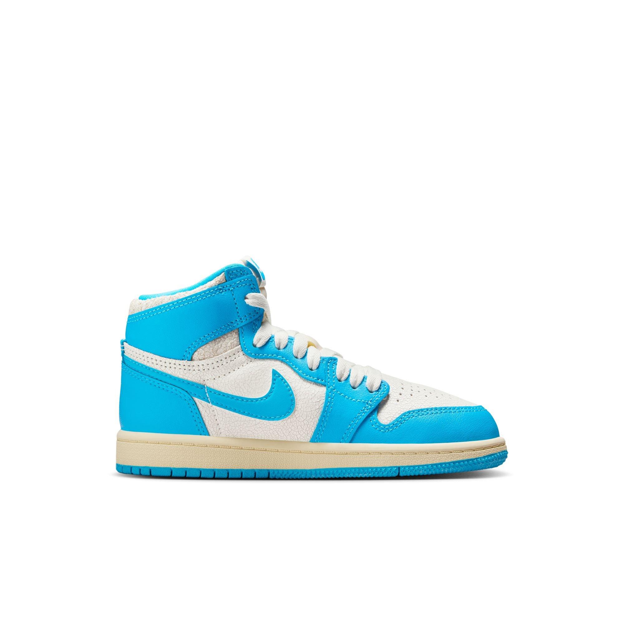 靴 AIR JORDAN 1 RETRO HIGHOG UNC REIMAGINED UNC Reimagined Retro High OG Preschool Sneaker | Hibbett